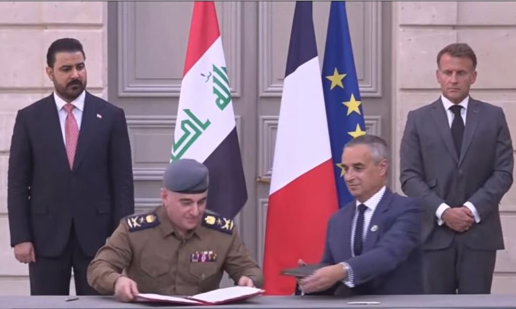 الزيدي وماكرون يرعيان مراسم توقيع اتفاقات ومذكرات تفاهم بين العراق وفرنسا