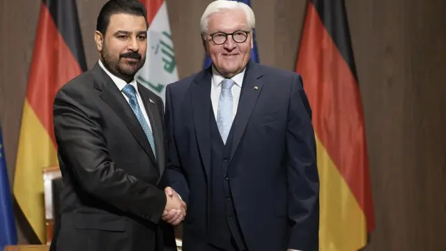 رئيس الوزراء يلتقي في العاصمة الألمانية برلين رئيس جمهورية ألمانيا الاتحادية