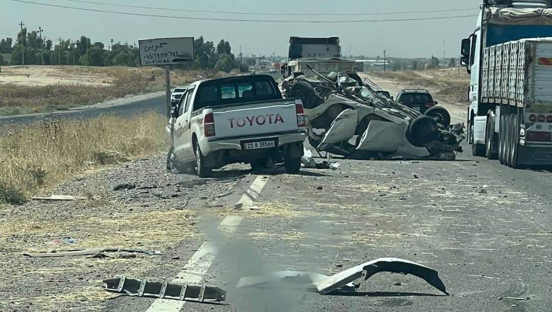 مصرع فتى وإصابة ثلاثة آخرين بحادث مروري على طريق كركوك السليمانية
