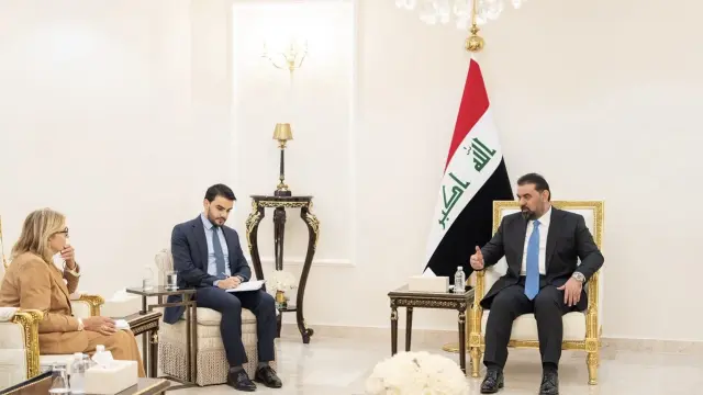 الحلبوسي يبحث مع وفد مجلس الشيوخ الفرنسي تفعيل دور لجان الصداقة البرلمانية