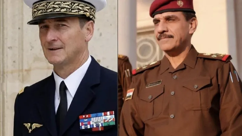 Army Chief Discusses French Troop Withdrawal from Iraq in Phone Call with French Counterpart