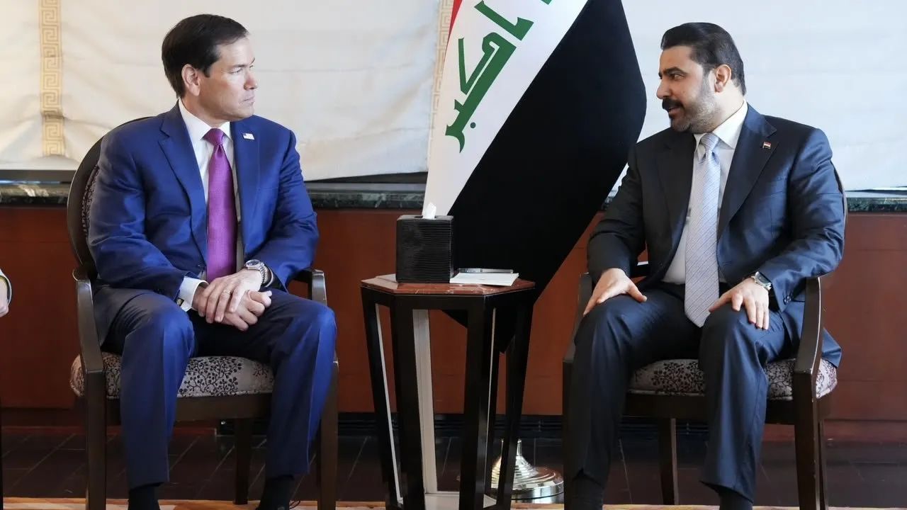 رئيس الوزراء يؤكد لوزير الخارجية الأمريكي عزم الحكومة لاستكمال الاستحقاقات السيادية