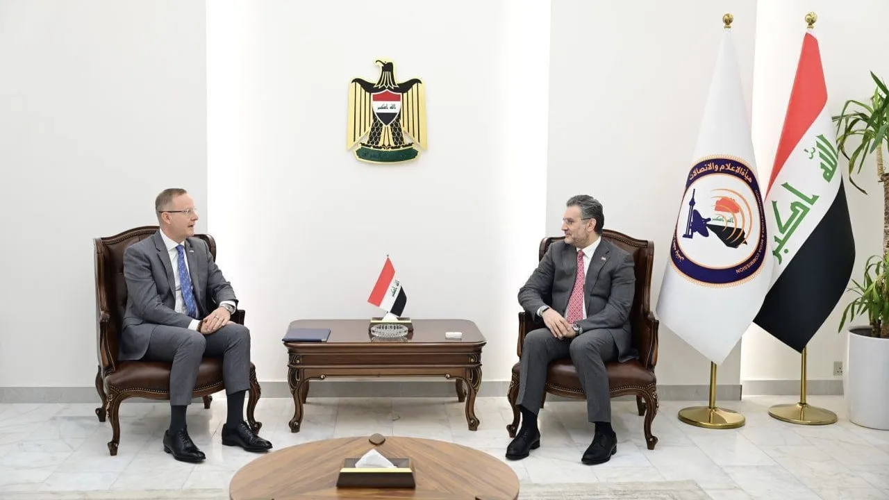 رئيس هيئة الإعلام للسفير الفنلندي  السوق العراقية واعدة ونسعى إلى تنويع الشركات