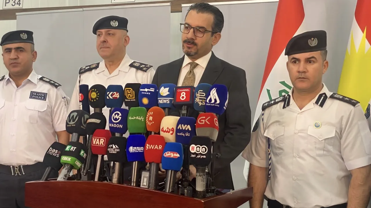 داخلية كردستان السيارات التي تحمل أرقام الإقليم تغرم عند المخالفة بالمحافظات الأخرى