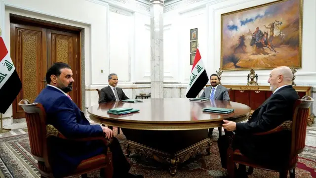 الرئاسات تعقد اجتماعاً ببغداد لبحث الأوضاع العامة في البلاد والمنطقة