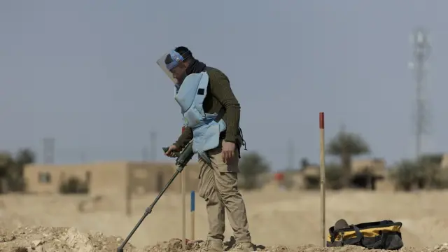 شؤون الألغام قطعنا شوطاً كبيراً في إزالة المخلفات الحربية والتلوث المتبقي لا يتجاوز 3 آلاف کم