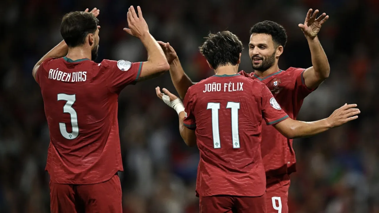 البرتغال تتغلب على النوريج في دوري الأمم الأوروبية