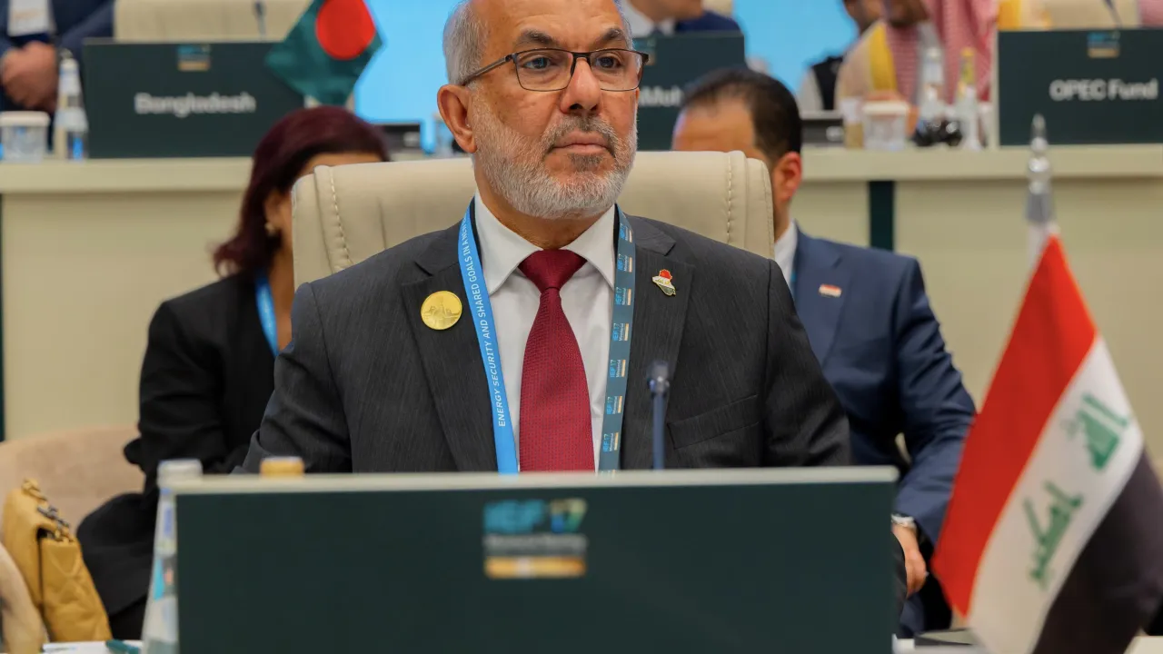 وزير النفط باسم محمد خضير العبادي يشارك في الاجتماع الوزاري السابع عشر لمنتدى الطاقة الدولي في الرياض