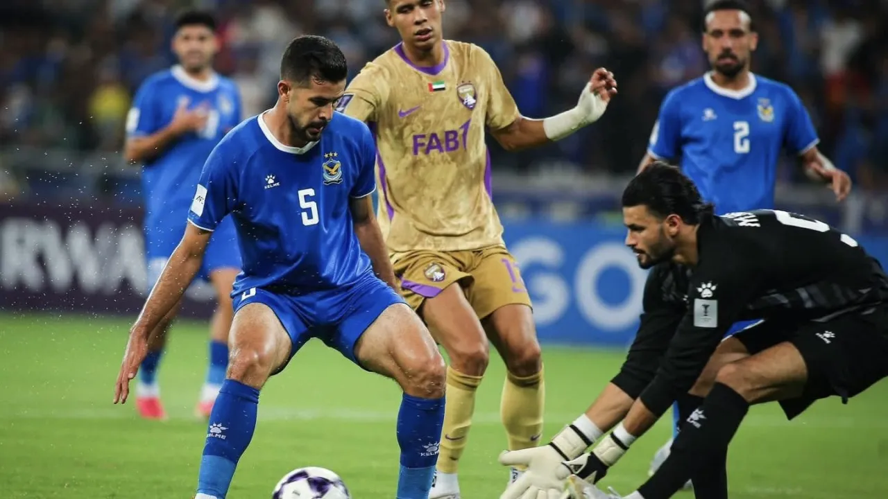 العين يتغلب على القوة الجوية 4-1 في ملعب البصرة