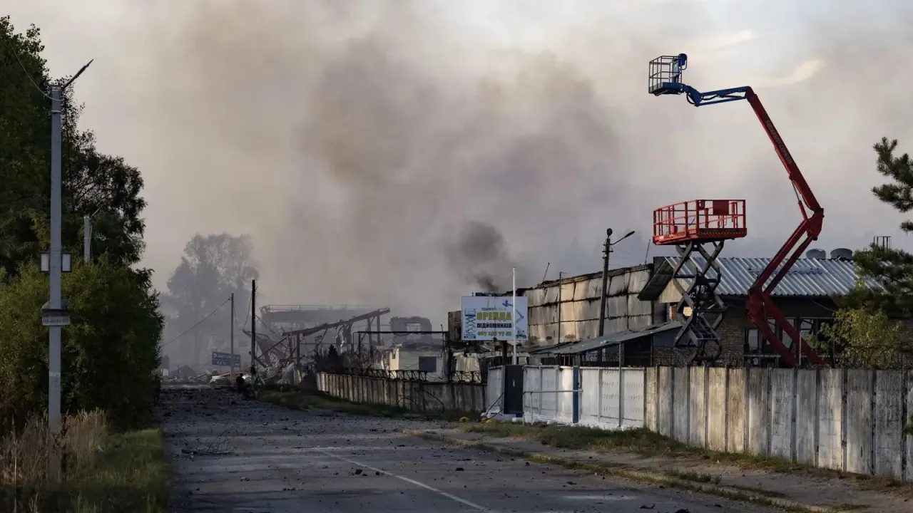 Zelenskyj: Raketangrepp slog mot kraftverk i Kyiv