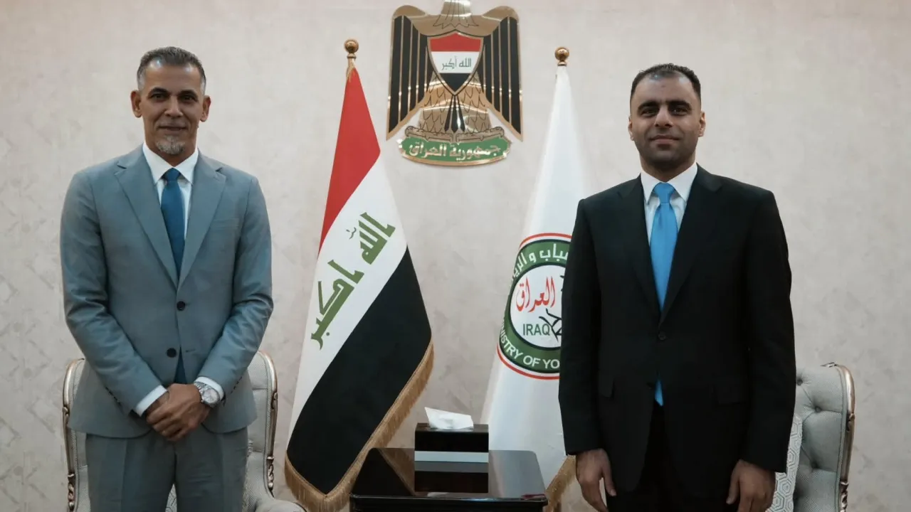 الكناني يعلن استضافة بغداد لخليجي 28 ويتفق مع يونس على تبسيط إجراءات أراضي الاتحاد