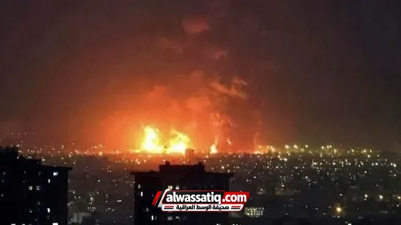 سماع دوي انفجارات في منطقة كاربان بمدينة سيريك الإيرانية