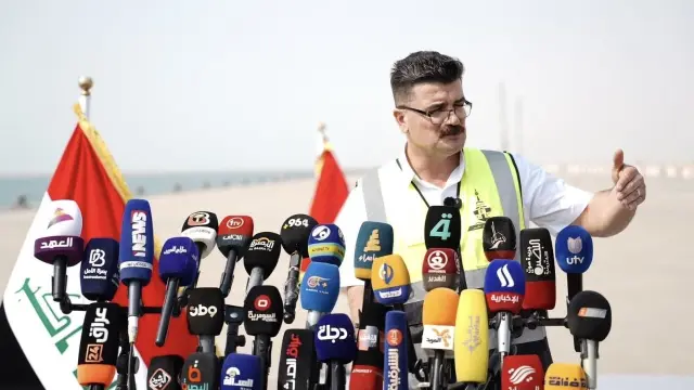 الشركة العامة لموانئ العراق: إنجاز كاسر الأمواج في ميناء الفاو بالكامل