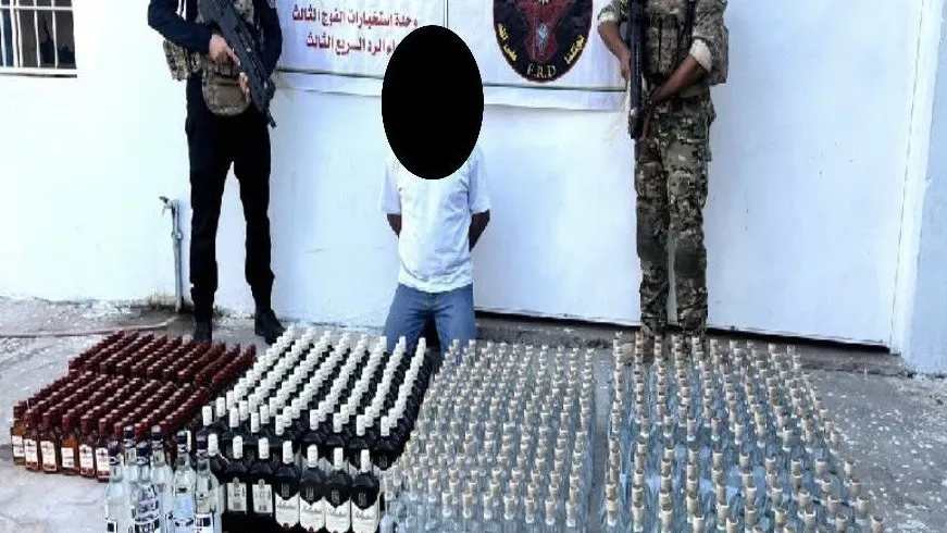 الداخلية تعلن توقيف متهم بحيازة مشروبات كحولية في طوزخورماتو