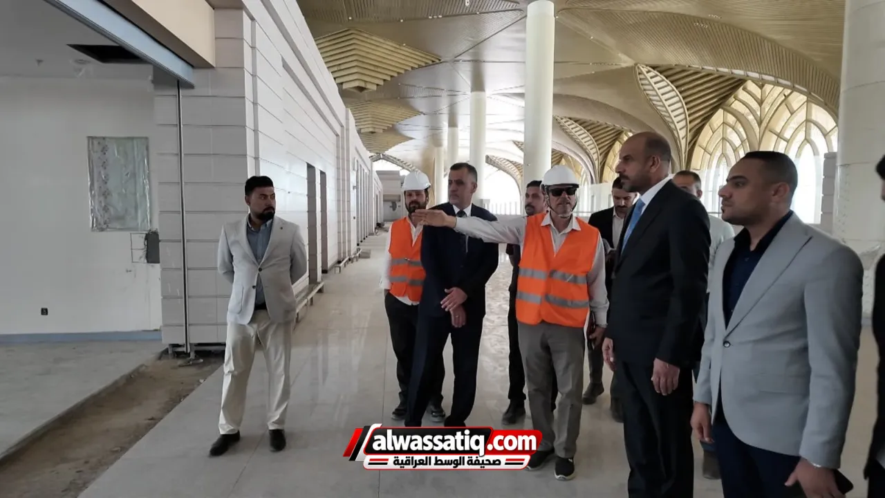 مطار الناصرية يقترب من الافتتاح بعد بلوغ إنجاز المشروع أكثر من 80%