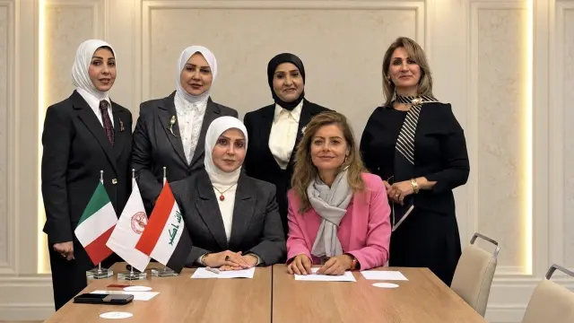 رابطة القاضيات العراقيات توقع مذكرة تفاهم في روما مع شبكة UNETCHAC