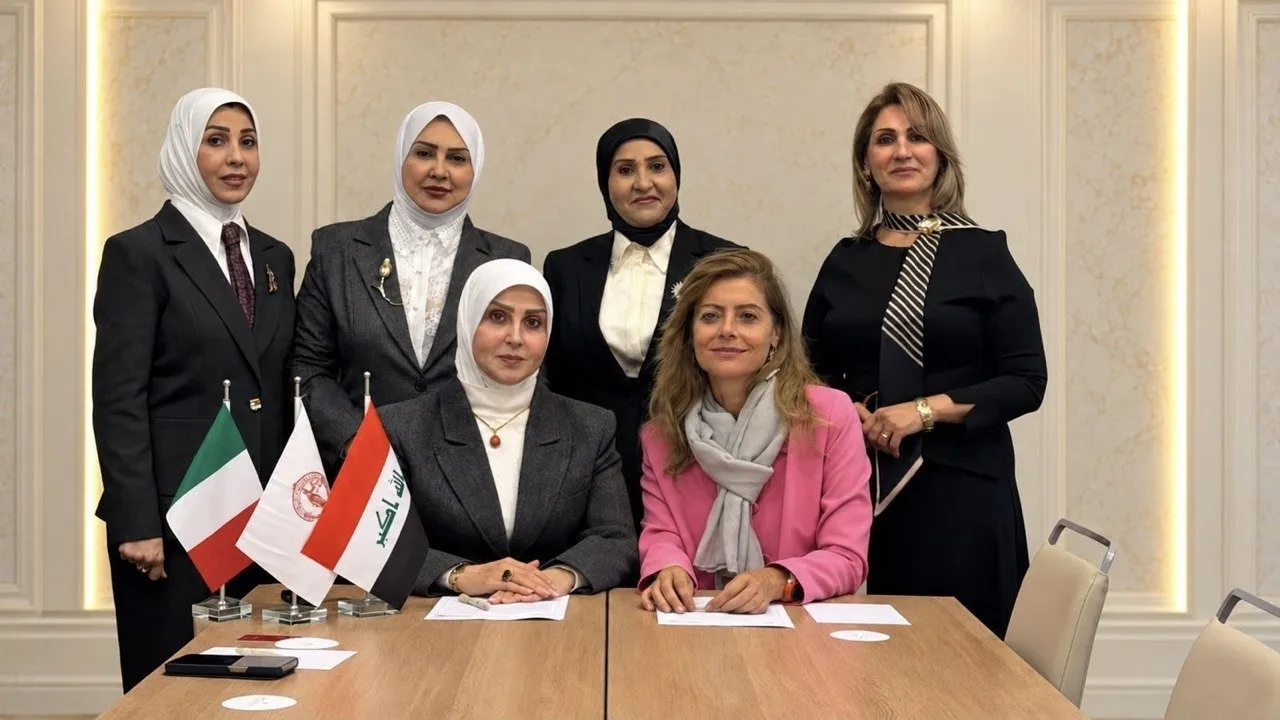 رابطة القاضيات العراقيات توقع مذكرة تفاهم في روما مع شبكة UNETCHAC